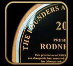 Backfilled metallic plaques